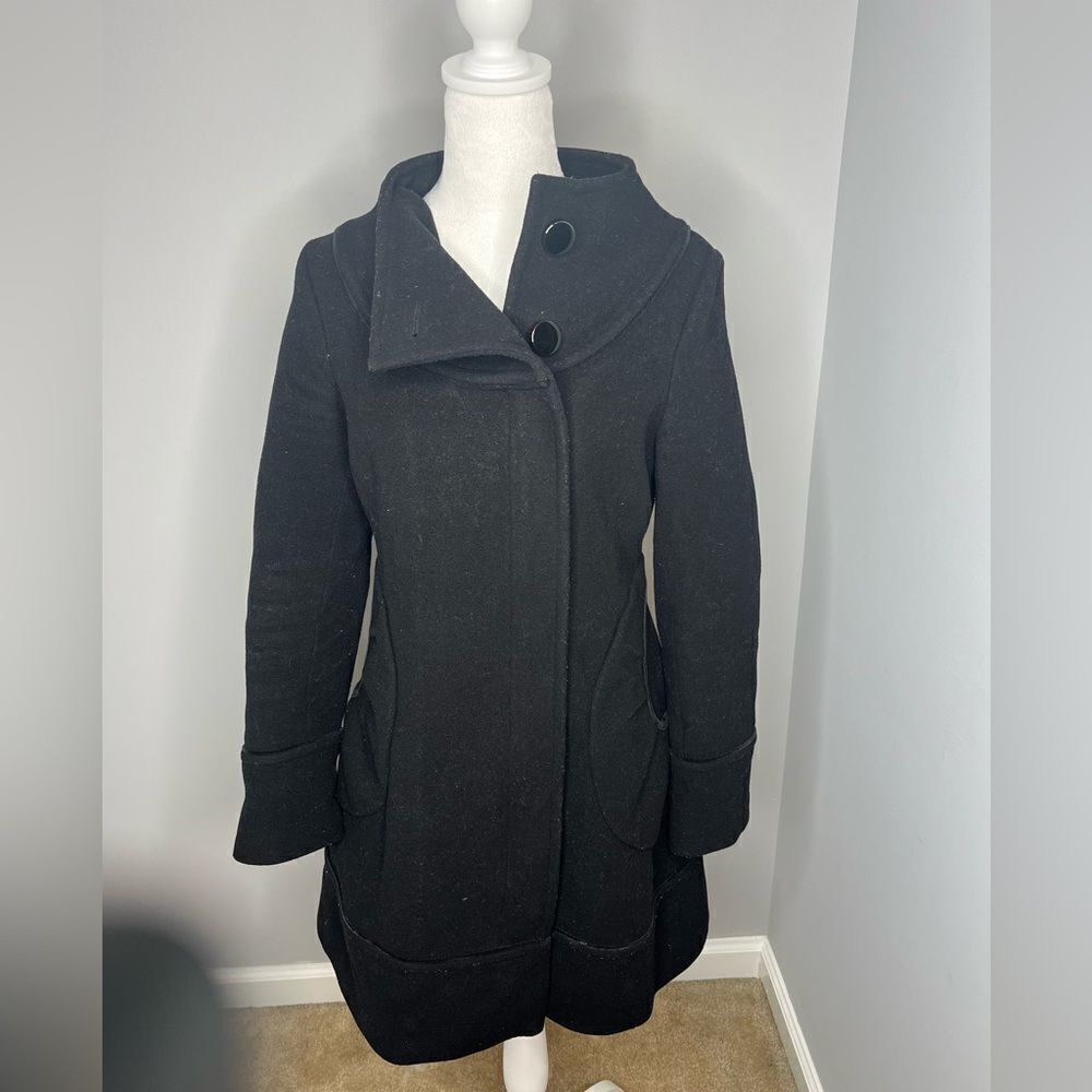 Soia & kyo wool peacoat with high collar